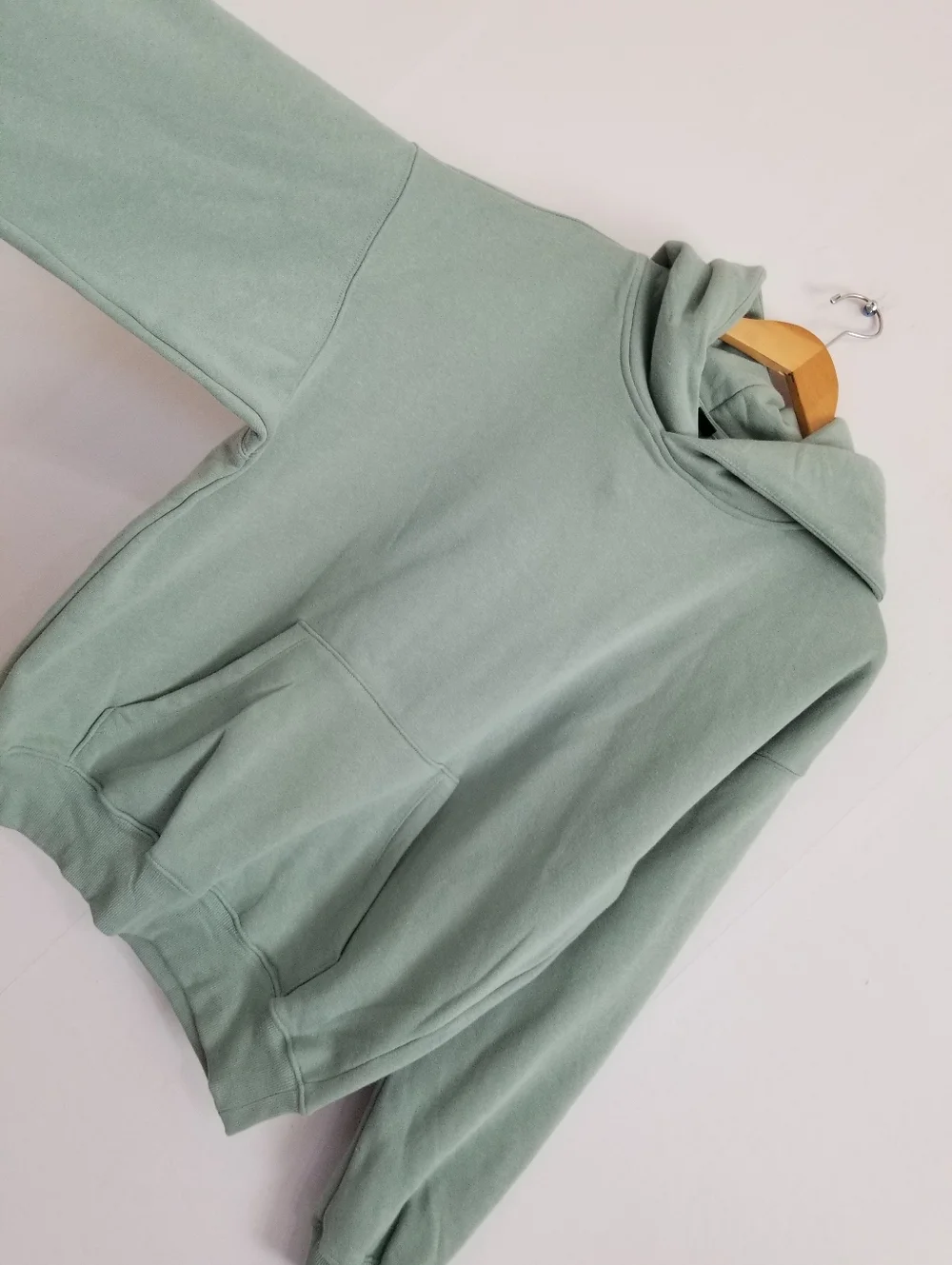 NWT Wild Fable Sage Green Snow Bunny Graphic Hoodie Sweatshirt Size Small - Picture 3 of 7
